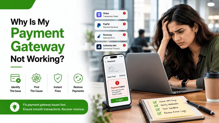 Why Is My Payment Gateway Not Working? Causes & Quick Fixes 