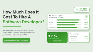 How Much Does It Cost to Hire a Software Developer