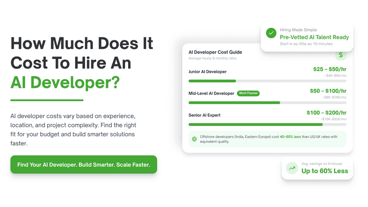 How Much Does It Cost to Hire an AI Developer?