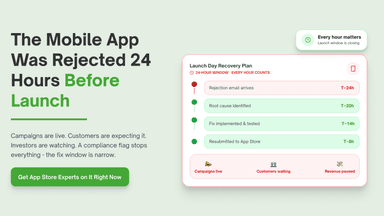 The Mobile App Was Rejected 24 Hours Before