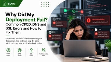 Why Did My Deployment Fail? Common CI/CD, DNS and SSL Errors and How to Fix Them