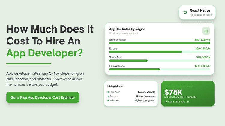 How Much Does It Cost to Hire an App Developer in 2026?