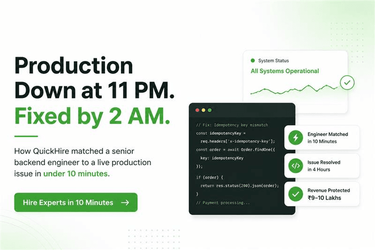 The Production Bug That Almost Killed a Series-A SaaS — And the 10 Minutes That Saved It